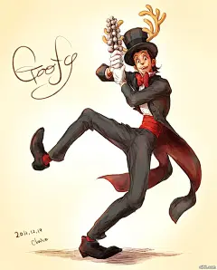 日本插画师chaico的欧美复古风插画作品 
