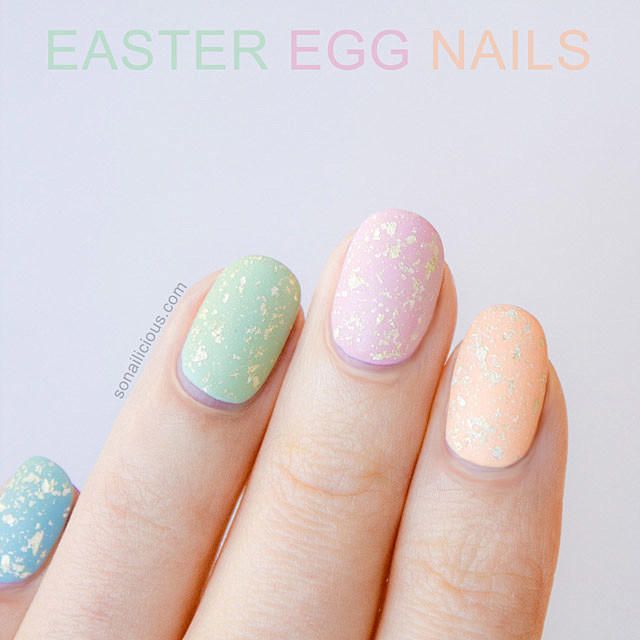 easter egg nail art ...