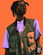 JOEY BADASS, Malcolm Wopé : OEY BADASS - FAN ART

Hope yall having a good weekend! Sketched a bit today whilst diving through some style and clothing refs on pinterest and came across some of Joey Badass' dope pics. Made me go back and listen to Summer Kn
