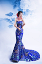 青花瓷艺术旗袍创意设计 : 青花瓷艺术旗袍创意设计.