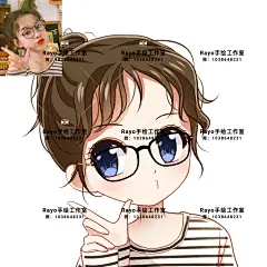 手绘卡通头像 情侣头像 q版卡通头像 Q版头像 女生头像 男生头像 手绘婚纱照 插画手绘 情侣手绘头像 原创 手绘 壁纸 Q版头像 情侣头像 个性头像 设计 二次元【Rayo手绘工作室】@Rayo_Lee