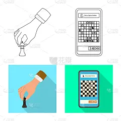 细的,图标,分离着色,商务,男商人,电子邮件,策略,概念,收集