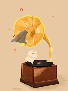 原创|插画|仓鼠和小恶魔_食萌兽OvO__插画师作品_涂鸦王国gracg.com