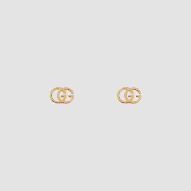 18K黄金18K黄金GG耳环-古驰GUC...