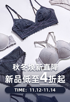 MINISILVER采集到【作品集】内衣页面设计