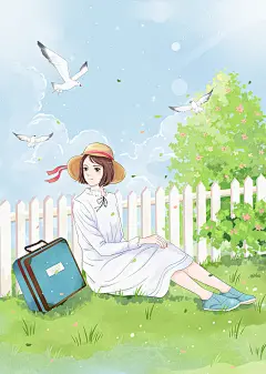 二次元古风言情插画图片ID:VCG211160226300