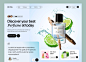 Perfume Web Site Design: Landing Page / Home Page UI by Madhu Miah on Dribbble