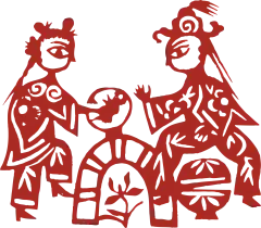 窗花 民俗 剪纸剪影 人物 古代(2431)