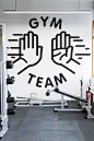 Разработка фирменного стиля фитнес-клуба GYM TEAM : Студия разработала фирменный стиль фитнес-клуба в котором вы не найдете: гантели, штанги, бицепсы и силуэты качков. Gym team — новый тренажерный зал в Сургуте.