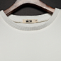 欧美简约 街头潮流 男士太空棉圆领套头卫衣 设计师款空气层卫衣 本白 原创 新款 2013 - 想去