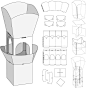 Template for cutting boxes 802 [转换].ai