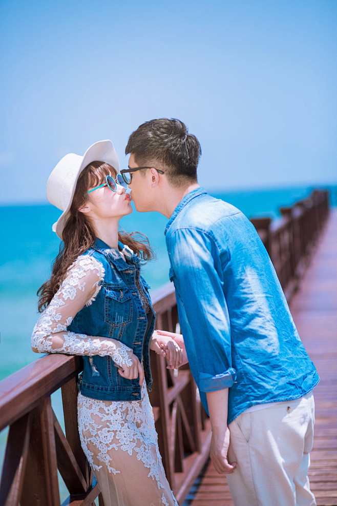 薇爱三亚海景婚纱照《倪翔&江冲》+来自：...