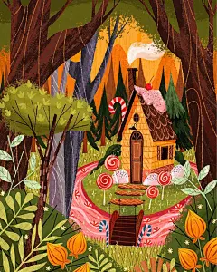 178张Pao.escobar欧美插画电子图jpg浓郁浓烈色彩风国外大师手绘-淘宝网