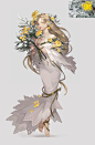Plant personification - Dusty miller