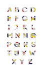 MONDRIAN | Free Font : Type inspired in Mondrian.