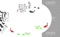 忆江南  - 源文件下载【酷图网】水墨鱼虾,莲蓬,荷花,鱼,锦鲤,忆江南,山水画,国画,水墨画,古诗词,文化艺术,风水画,矢量图,书房画,玄关画,书法,素描,学校展板,古代文化,中国风,艺术漆,硅藻泥,