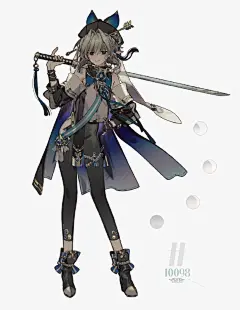 黑白女孩～你更喜欢哪一种？韩国插画师 인하#插画##遇见艺术##板绘# ​​​​
