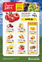 supermarket flyer fresh template psd