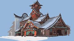 盆大的栗子采集到场景