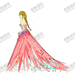 手绘女孩 【酷图网】彩绘人物背影,手绘女孩,女孩,粉彩,淡彩,女孩元素,水彩手绘女孩,插画女孩,手绘人物,美女,女生,漫画,可爱女孩,儿童素材,卡通,唯美手绘,女孩背影,文艺海报,PNG免扣素材