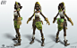 Efi Oladele, Christoph (The Stoff) Schoch : I've been wanting to model an Overwatch character that hadn't yet been brought to 3D. With the release of Orisa I thought it would be fun to make Efi since she has a good level of characterization to go with her