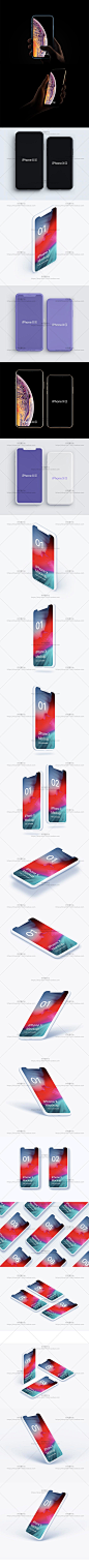 5GB苹果手机iphoneXs max手机模型贴图样机PSD模版设计素材-淘宝网