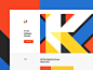 K Art / Advisory Service content logotype logo navigation illustration typogaphy flat art gallery design site web