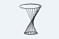 Hyper : The table created on base of hyperboloid structure - geometric concept wery widely used in architecture. At the same time it reflects the Japanese aesthetics of Wabi-sabi - the world view centered on the beauty of incomplete and imperfect things.