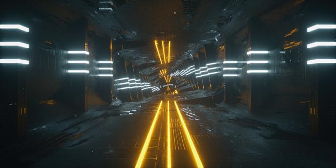 scifi corridor, Fréd...