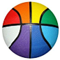 Rainbow basketball