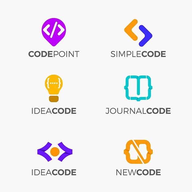 代码，编程，logo标志矢量图素材
