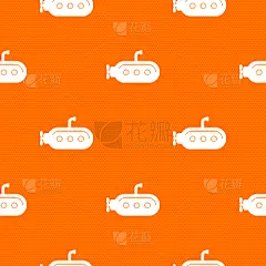 式样,潜望镜,潜水艇,橙色,水下,几何形状,在下面,重复,游泳