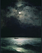 《The Black Sea at night》 (1879)

-Ivan Konstantinovich Aivazovsky(1817-1900) ​​​ ​​​​