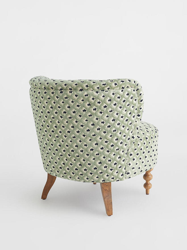 Dolly Chair Pierre Frey Goya Mint US Soho Home