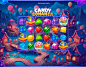 Candy slot game fruits Casino Game Sweets mobile game Game Art game ui slot Sweet Bonanza