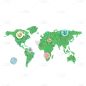 地球日通用贴纸1