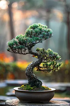 松树盆栽高清图片