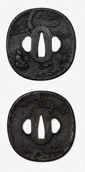 日本武士刀——刀镡-花瓣网