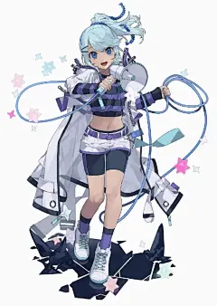 插画师Twi ：yo4zai ​​​人物造型设计

