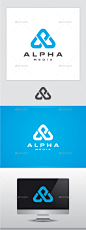 α-字母商标字母标志模板Alpha - Letter A Logo - Letters Logo Templates标志,α,字母,应用,品牌,品牌,创新,创意,设计,设计师,能源、图形、图标,图片,最初,字母,标志,媒体、现代、专业、启动时,工作室,时尚,模板,矢量 a, A logo, alpha, alphabet, app, brand, branding, creative, creativity, design, designer, energy, graphic, icon, image, 