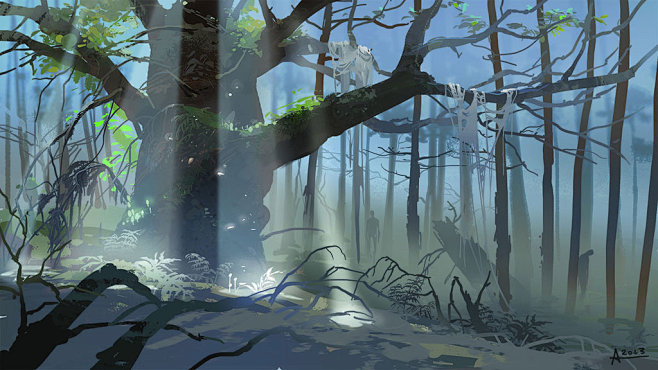 The lost woods by an...