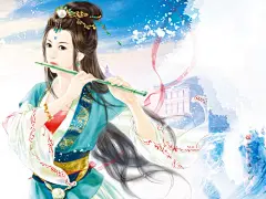 古风手绘美人  绘/飞霜