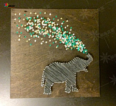 阳光之美国际少儿艺术教育采集到string art