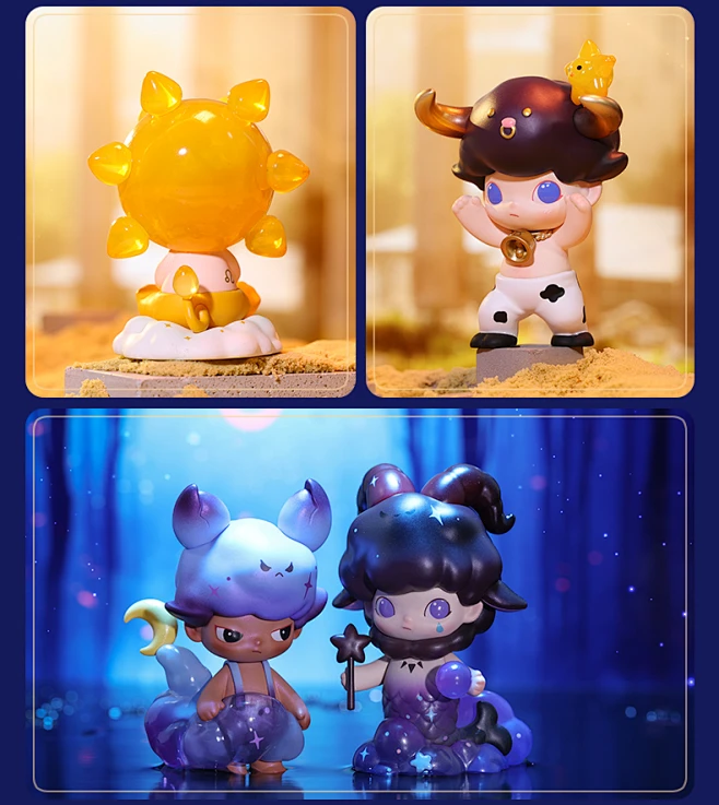 POPMART泡泡玛特 DIMOO星座系列盲盒摆件玩具娃娃创意礼物-tmall.com天猫-花瓣网