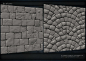 Tilable Textures Sheet, Pierre-Dante Delboulle : Tilable textures for Game's Environment
All Sculpted from scratch on Zbrush