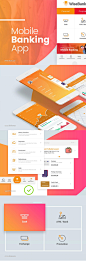 适用于Sketch和XD的新一代手机银行UI应用套件，WiseBank iOS UI套件_UI集合_乐分享素材网_psd素材_平面素材_png素材_免费素材_素材共享平台