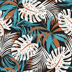叶子印花  - 源文件下载【酷图网】热带叶子,女装,手绘叶子,大牌叶子,水彩叶子,芭蕉叶,香蕉叶,几何,棕桐树,棕桐叶,数码印花,枫叶,抽象,无缝图案,小碎花,印花图案,手绘花,四方,大牌花,设计,PSD分层素材,400DPI,TIF