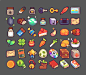 Nicorachi в Твиттере: «Items Icons #Pixelart #Gamedev… »