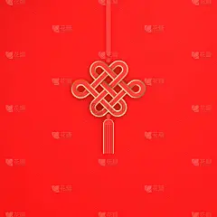 中国,幸福,红色,春节,传统节日,背景,黄金,网站横幅,打结,庆祝