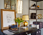 Transitional Home Office by STUDIO GILD